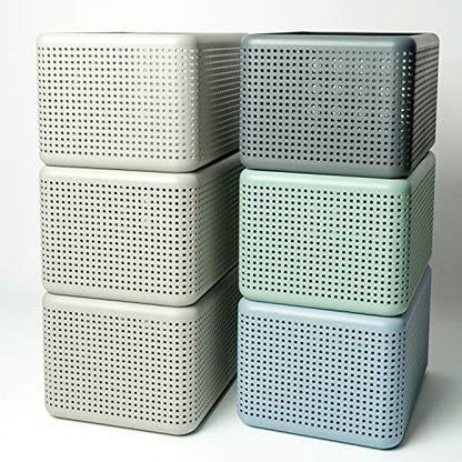 Rotho Storage Box Without lid 13 l, Plastic (PP) BPA-free, Anthracite, 13l (32,6 x 23,8 x 18,8 cm) - color: Anthracite