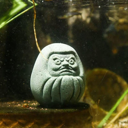 Aquarium Buddha Statue Japanese Fish Tank Stone Statues Bonsai Figurines Zen Garden Feng Shui Praying Decoration
