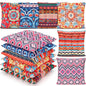 Menkxi 6 Pcs Bohemian Floor Pillows Seating 15 Inch Boho Floor Cushions Sitting Pillows Square Yoga Mandala Meditation Pouf for Living Room Balcony Office Tatami(Classic) - color: Classic