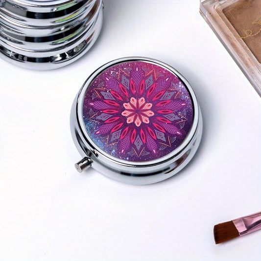 1PC Compartment Mini Portable Jewelry Storage Bag Travel Organizer Travel Essential Storage Box (D) - color: D