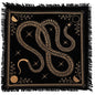 Indian Consigners Snake Altar Tarot Table Cloth Witchcraft Spread Rune Spell Beast Witchery Square Table Cover - size: 36" x 36" (Square)