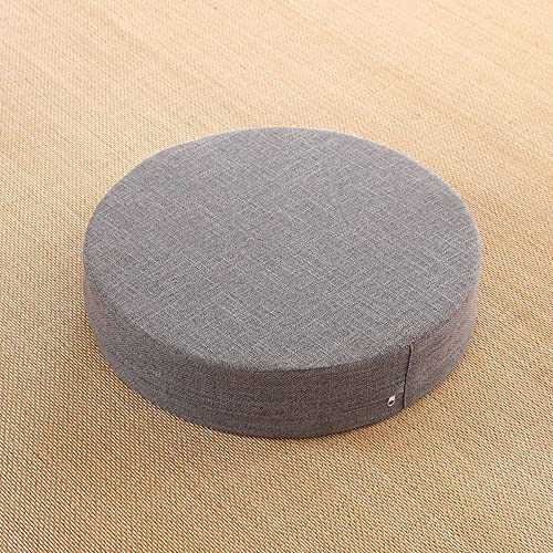 generic Meditation Cushion,Round Meditation Floor Pillow Yoga Pillows Large Pillows Seating Cushions for Indoor Tatami Fireplace Living Room(Light Grey), AM0XDM0D5ECUS
