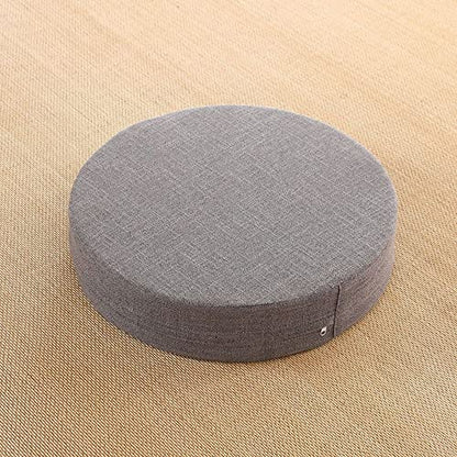 generic Meditation Cushion,Round Meditation Floor Pillow Yoga Pillows Large Pillows Seating Cushions for Indoor Tatami Fireplace Living Room(Light Grey), AM0XDM0D5ECUS