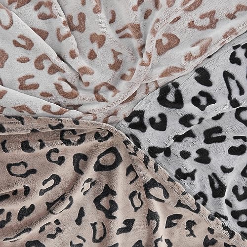 Flannel Fleece Cheetah Print Throw Blanket for Women, Lightweight Super Soft Cozy Plush Blanket, 60 x 80 Inches Black Leopard - color: Black Leopard, size: 60x80 IN