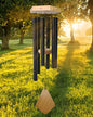Wind Chimes 30 Inches Deep Tone Memorial Wind Chimes with Hook for Mother's Day/Housewarming/Christmas, Patio, Garden, Yard, Home Decor, Black - size: 30"BK
