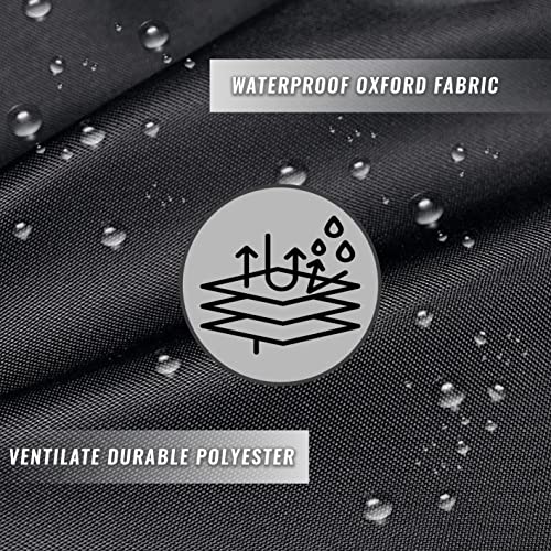 Outdoor Patio Cushion Storage Bags 68Inch Waterproof Extra Large Patio Furniture Cover Cushion Storage Bag with Handle and Zipper - color: 2 Pack
