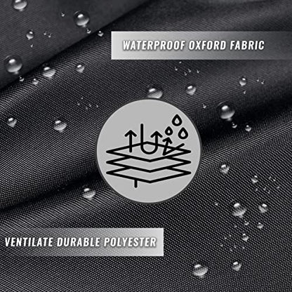 Outdoor Patio Cushion Storage Bags 68Inch Waterproof Extra Large Patio Furniture Cover Cushion Storage Bag with Handle and Zipper - color: 2 Pack