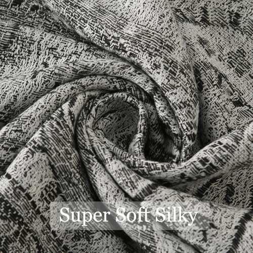 Paisley Pashmina Rave Shawl Scarf-Women's Reversible Ethnic Jacquard Pashmina Wraps for Travel - color: C#.silver White