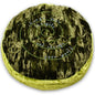 15" Embroidered Crushed Velvet - Yoga Meditation Zafu Floor Cushion Pillows - Buckwheat Hull Filled - color: CHANGE