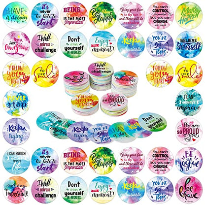 200 Pcs Motivational Cards Affirmations Cards Bulk Positive Affirmations Chips Inspirational Notecard Motivational Encouragement Sayings for Classroom Kids Kindness Encourage Gifts(Cute Style)