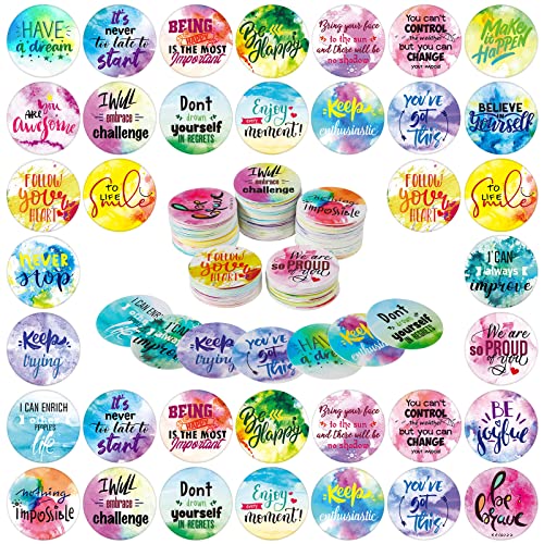 200 Pcs Motivational Cards Affirmations Cards Bulk Positive Affirmations Chips Inspirational Notecard Motivational Encouragement Sayings for Classroom Kids Kindness Encourage Gifts(Cute Style)