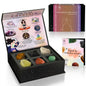 Natural Crystal Box Set Yoga Meditation Crystal Set Mood Balance Crystal Stone (Passionate Crystal Box Set) - color: Passionate Crystal Box Set