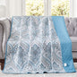 NEWLAKE Quilted Throw Blanket for Bed Couch Sofa, Blue Classic Royal, 60X78 Inch - color: Blue Classic Royal