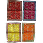 Indian Yoga Meditation Shimmer Sequin Silk Prayer Altar Cloth (8" x 12") -Set of 4-