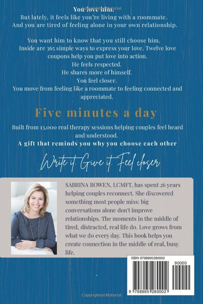 365 Ways I Love You From Your Wife: A 5 Minute Guided Journal