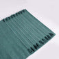 Jaipur art & Rugs Organic Cotton Yoga Mat - Eco-Friendly Hand-Woven Rug - Non Slip & Thick (24”x72”x5mm) for Everyday Fitness at Home - Comfortable Extra-Long - color: Dark Green