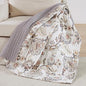Levtex Home - Ophelia - Throw - Floral - Taupe Grey Cream Blush - Throw Size 50x60in. - Rayon/Cotton
