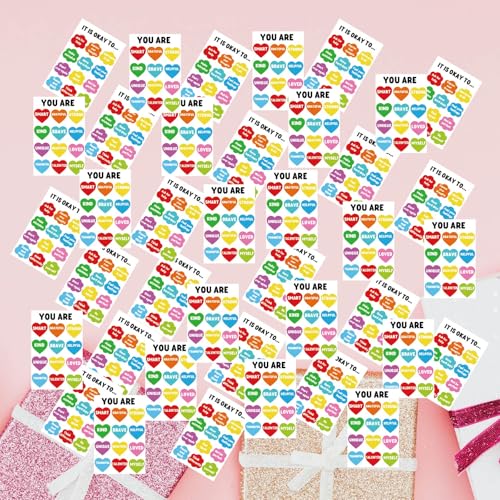 240 Pcs Mental Health Cards Motivational Reading Cards Rewards Prizes Inspirational Gift for Boho Classroom Library Teacher Supplies(I am) - color: positive bright