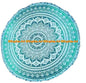 Sophia-Art Yoga Cotton Green Mat Tablecloth Tapestry Spread Circle Indian Mandala Gypsy Meditation Towel Hippie Rug Picnic Table Cover Beach Beach Round Blanket Mandala Round (Pattern005, 72 Inches) - size: 72" (Round)
