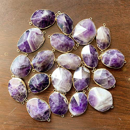 YGLINE Handmade Amethyst Boho Wrap Bracelets for Women-Healing Natural Stone Beads Crystal Bracelets for Women(Amethyst) - color: Amethyst 1