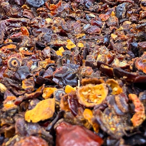 Rose Hips Tea - 1 LB (16 oz) | Real Wild Harvest | 100% USDA Certified Organic | Cut and Sifted Albanian Rose Hips Shells | Aroma-Rich Seedless Rosehip (rosa canina fructus) | By U.S. Wellness Naturals
