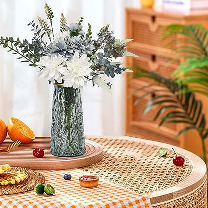 Fake Flowers in Vase,Faux Flowers in Vase,Table Centerpieces for Dining Room,Flower Centerpieces for Tables,Artificial Flowers,Kitchen Decor,Coffee Table Decor