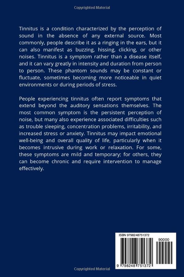 Tinnitus Retraining Therapy Workbook: A Beginner's Step-by-Step TRT Plan with Sound-Enrichment Routines, Tracking Tools & Habituation Exercises