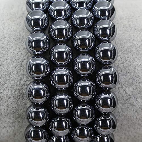 Keleny Gem Semi Precious Gemstones 8mm Natural Quartzite Stone Round Beads Crystal Stretch Bracelet 7 Inch Unisex - color: White Terahertz Jasper