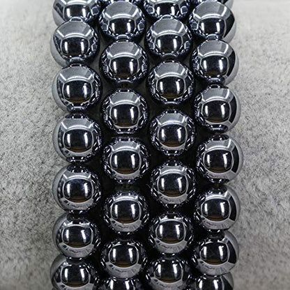 Keleny Gem Semi Precious Gemstones 8mm Natural Quartzite Stone Round Beads Crystal Stretch Bracelet 7 Inch Unisex - color: White Terahertz Jasper