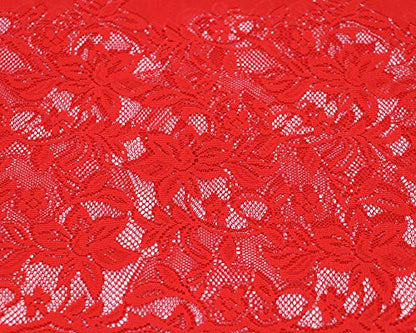 RIIQIICHY Shawls and Wraps for Evening Dresses Scarfs for Women Pashmina Wedding Formal Shawl - color: Red