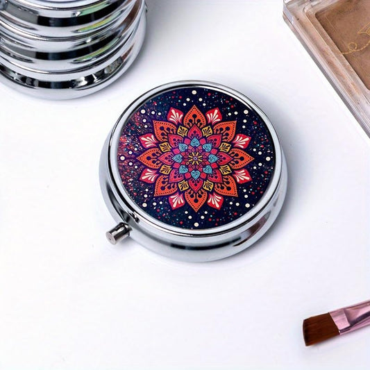 1PC Compartment Mini Portable Jewelry Storage Bag Travel Organizer Travel Essential Storage Box (E) - color: E