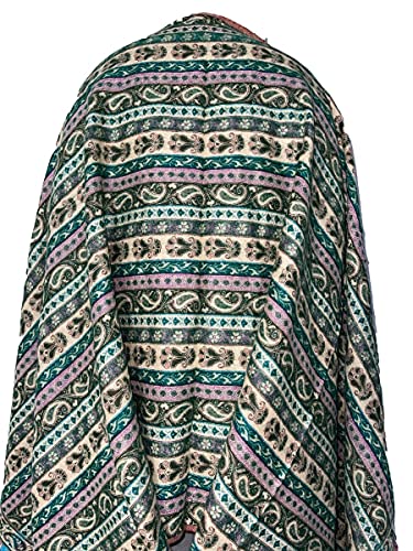 2025 Tibetan Meditation Shawl 100% Yak Wool Handloom Thickened Geometric Open Shawl Cloak the Boho Scarf of Tourism Ethnic Wind in Tibet Keeping Warm in Autumn 0426