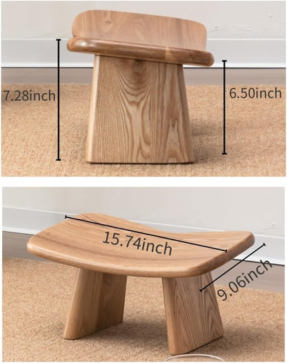Ergonomic Butterfly Meditation Bench - No Assembly Required Wooden Kneeling Stool for Yoga & Prayer, Comfortable Seiza Seat for Mindfulness & Relaxation
