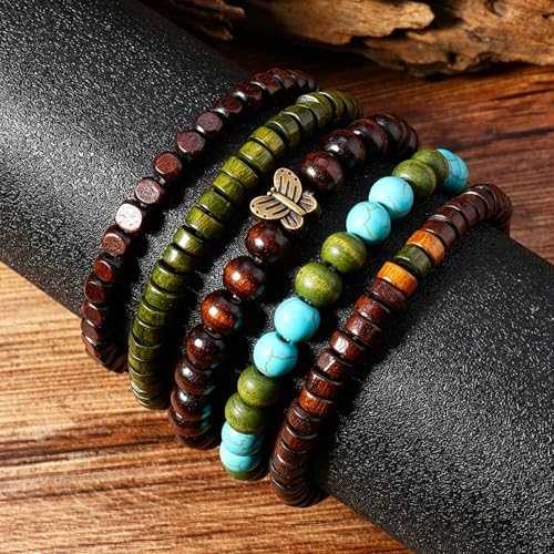 Gothic Bracelet Adjustable Punk Braided Leather Multilayer Grunge Set Bracelets Emo Metal Cuff Wrap Bangles Meaningful Gift - color: J-BZ-28