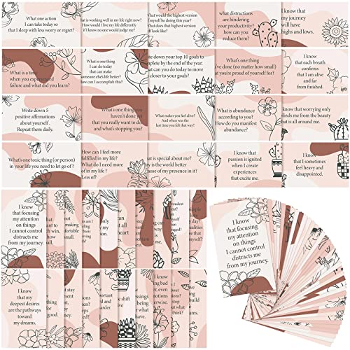 Panelee 240 Pieces Positive Affirmation Motivational Cards Affirmation Card Mindful Self Care Message Inspirational Encouragement Meditation Card Daily Gift for Employee Woman(Rainbow) - color: Rainbow