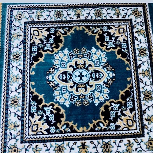 Velvet Pooja Aasan Mat 20 Inch, Soft Prayer and Meditation, Puja Cloth Rug, Home Temple Decor, Sofa Floor Seating Mat for Daily Use and Festivals Mattress Mats Car Seat Cover, Spiritual & Daily Use