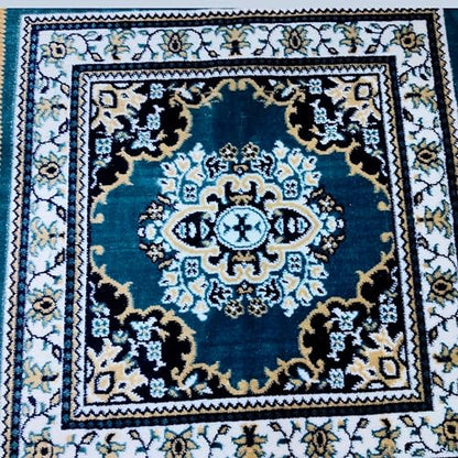 Velvet Pooja Aasan Mat 20 Inch, Soft Prayer and Meditation, Puja Cloth Rug, Home Temple Decor, Sofa Floor Seating Mat for Daily Use and Festivals Mattress Mats Car Seat Cover, Spiritual & Daily Use