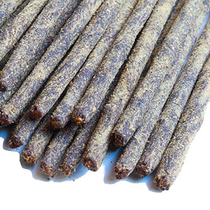 Oud Agarwood Incense Sticks - Artisan Luxury Masala Incense - Handrolled Long-Burning (75 Minutes) Extra-Thick Sticks - Exotic Divine Scent for Home, Spirituality & Meditation - Oudh