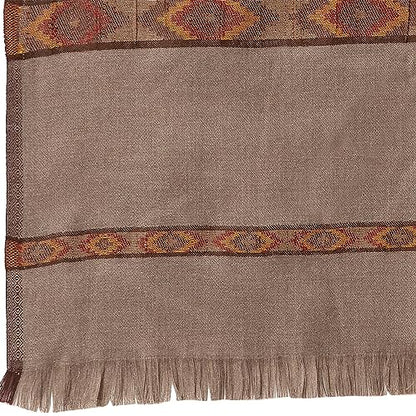 Weavers Villa Meditation Shawl/Wrap, Oversize Scarf or Stole. Unisex - color: Dark Grey
