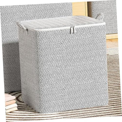 GLEAVI Quilt Storage Bag Multi-use Bedding Organizer for Clothes Blankets and Luggage Non-woven for Home Moving and Travel