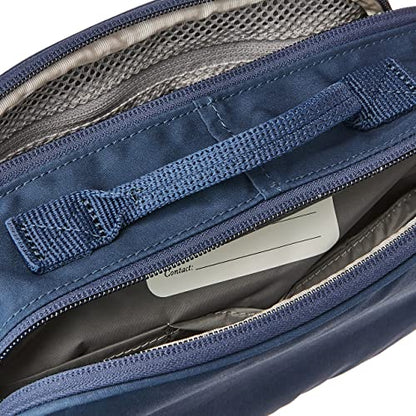 Fjällräven Kanken Toiletry Bag - Strong, Reinforced, Durable Fabric, Organized Storage - Travel - color: ['Navy']