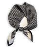 100% Mulberry Silk Neck Scarf - 21'' x 21'' Lightweight Neckerchief - Women Men Small Square Digital Printed Scarves - color: 064