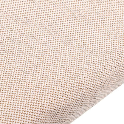 SUPVOX Bench Stool with Cushion Portable Prayer Stool Wooden Seat Beige Medium for Adults Over 150cm and Sitting Support