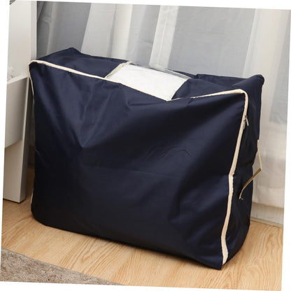 SOLUSTRE Extra Large Quilt Storage Bag Oxford Luggage Bag Washable Home Storage Organizer Organizer Clothing Container Case