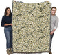 Pure Country Weavers William Morris Oak Tree Gold Blanket - Arts & Crafts - Gift Tapestry Throw Woven from Cotton - Made in the USA (72x54) - color: Gold, size: Large
