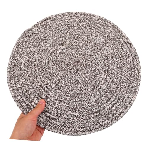 Seat Cushion Round Floor Pillow Giant Woven Floor Mat Comfortable Sitting Pillow for Home and Office