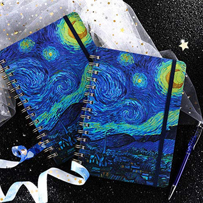 Ruled Notebook/Journal - Lined Journal with Hardcover, 8.4" x 6", College Ruled Spiral Notebook / Journal, Back Pocket, Strong Twin-Wire Binding with Premium Paper, Perfect for School, Home & Office