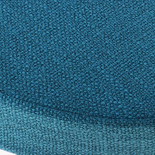 6cm Portable Round Yoga Meditation Cushion - Weight Breathable Linen, Perfect for Home and Outdoor Exercise - Lake Blue