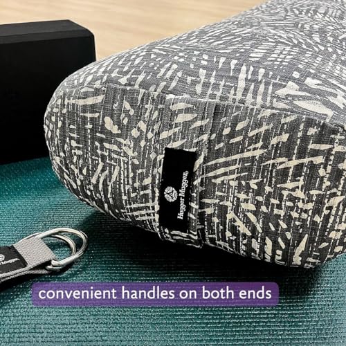 Hugger Mugger Standard Yoga Bolster - Firm, Supportive, Handmade, Durable - color: Plum