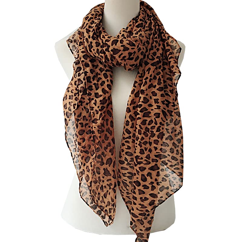 Women's Cotton Scarves Lady Light Soft Fashion Solid Scarf Wrap Shawl - color: Classical Leopard1